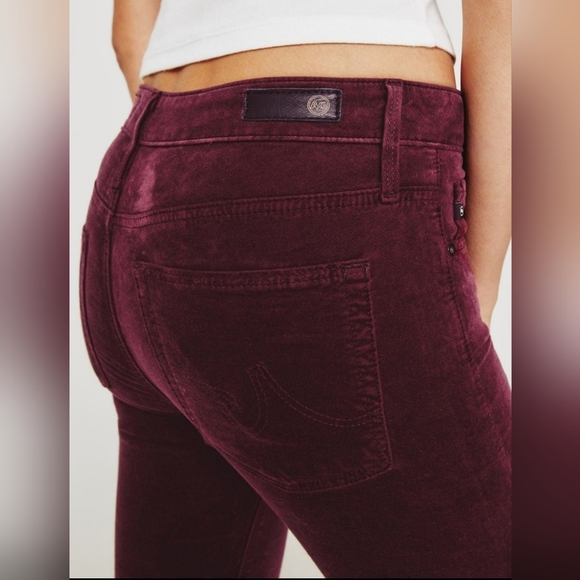 VELVET HIGH-RISE FARRAH SKINNYPANTS - Picture 5 of 5